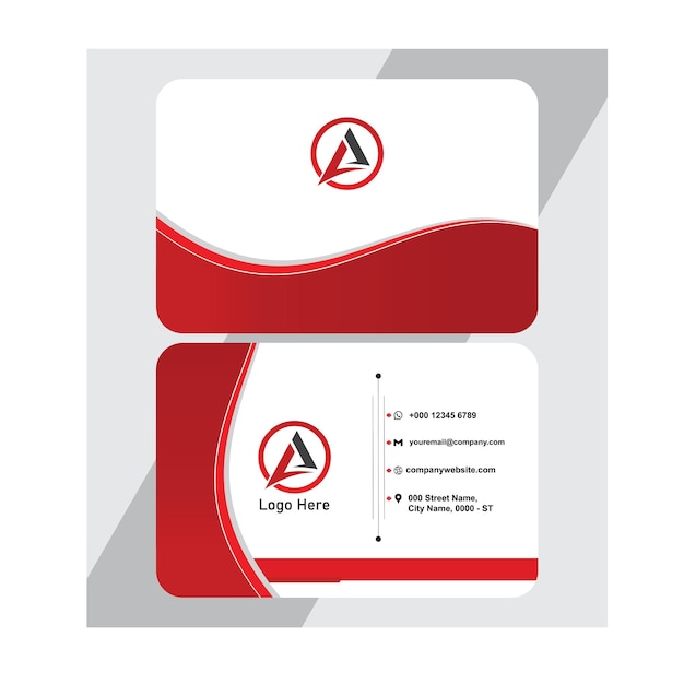 Print Vector Modern Creative and Clean Business Card Template