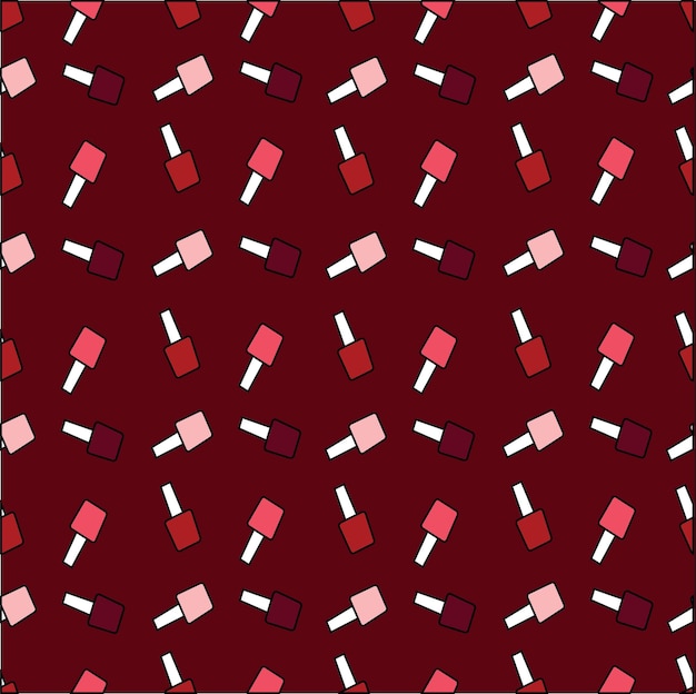 Print with varnish polish red pink maroon nail polish print fabric