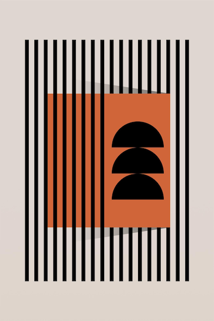 Printable bauhaus home decoration