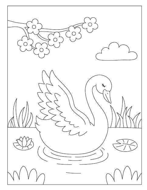 premium-vector-printable-cute-swan-coloring-pages-and-vector-for-kids