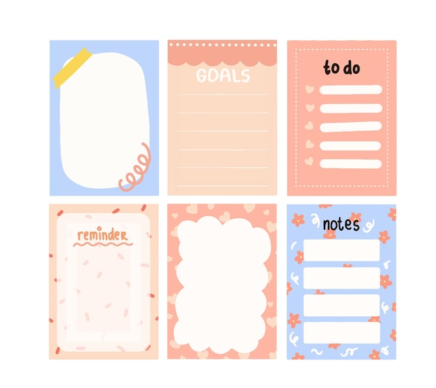 Printable and Digital Colorful Set for Planner