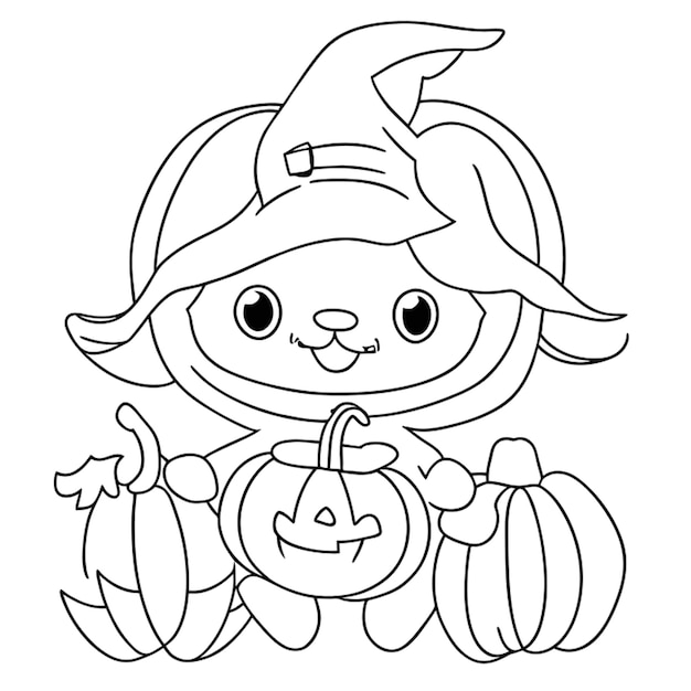 Vector printable halloween coloring pages for kids opens a new tab keep your kids entertained this