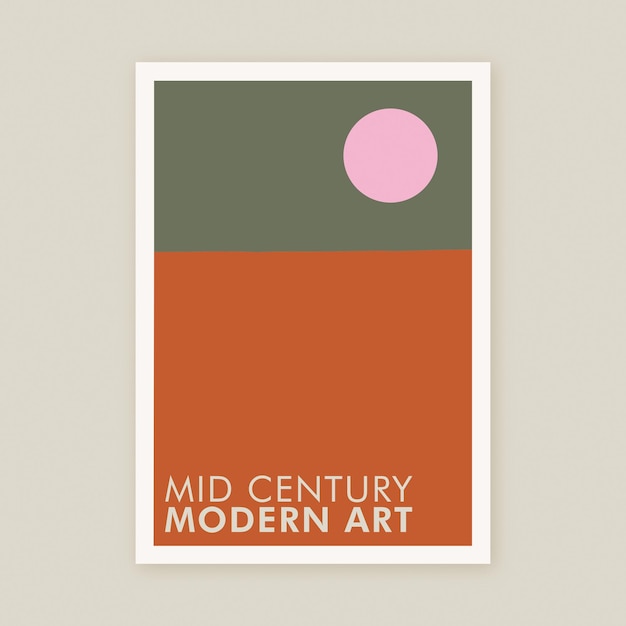 Printable Modern Art Poster Print Geometric Minimalist Art