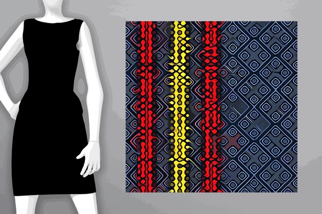 Vector printable vector cover pattern. dress, t-shirt, phone, notebook, paper, textile and wallpaper