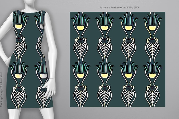 Вектор Рисунок векторной обложки для печати платье футболка телефон ноутбук бумага текстиль и текстура обоев