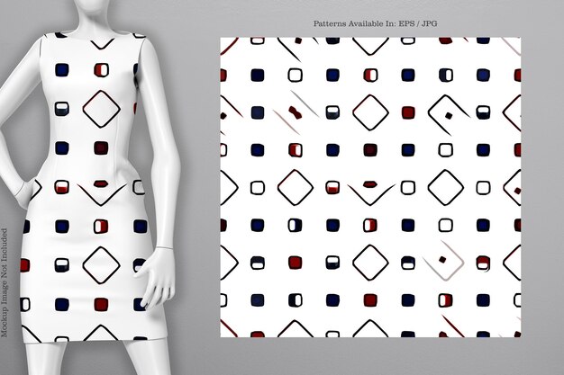 Вектор Рисунок векторной обложки для печати платье футболка телефон ноутбук бумага текстиль и текстура обоев
