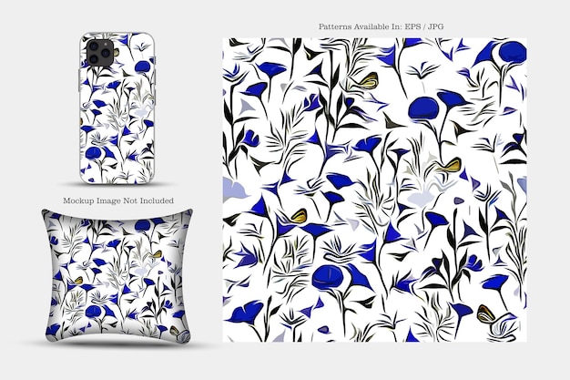 Printable vector cover pattern Phone Paper Textile and wallpaper illustration texture