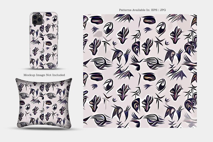 Printable vector cover pattern. Phone, Paper, Textile and wallpaper illustration texture.