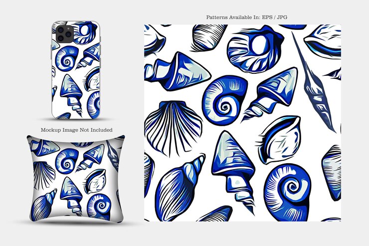 Printable vector cover pattern Phone Paper Textile and wallpaper illustration texture