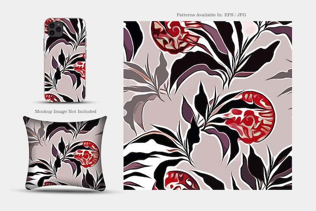 Printable vector cover pattern Phone Paper Textile and wallpaper illustration texture