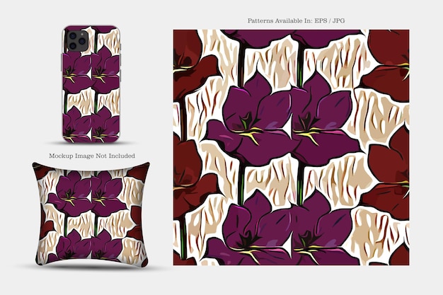 Vector printable vector cover pattern phone paper textile and wallpaper illustration texture