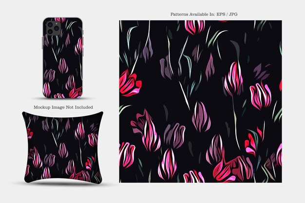 Vector printable vector cover pattern phone paper textile and wallpaper illustration texture