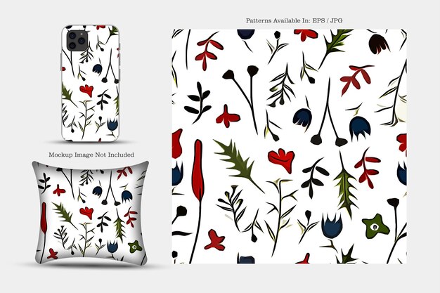 printable vector cover pattern. phone, paper, textile and wallpaper illustration texture.