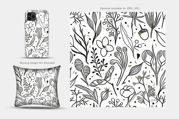 Vector printable vector cover pattern. phone, paper, textile and wallpaper illustration texture.