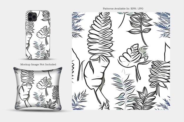 Vector printable vector cover pattern. phone, paper, textile and wallpaper illustration texture.