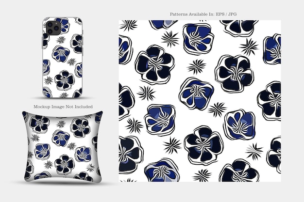 Printable vector cover pattern. Phone, Paper, Textile and wallpaper illustration texture.