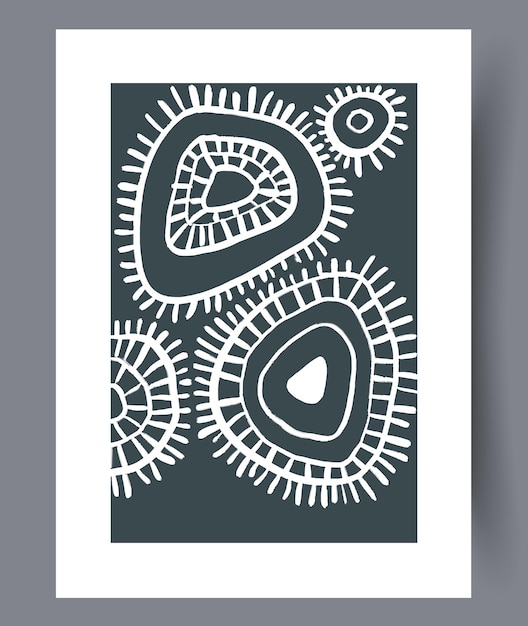 Printable wall art vector poster