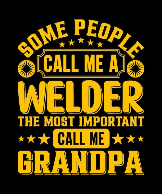 Printable Welder T shirt Design