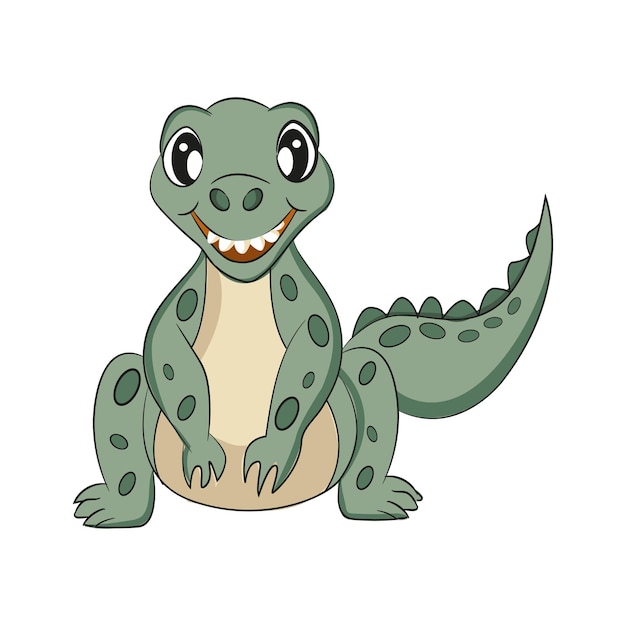 PrintCute dinosaur illustration