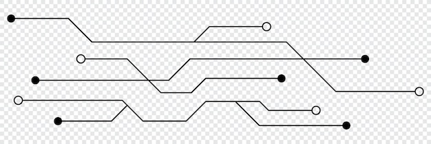 인쇄 회로판 추상적인 미래형 회로판 하이테크 디지털 회로판 미래형 기술 디자인 요소  ⁇ 터 일러스트레이션