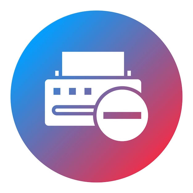 Printer Error icon vector image Can be used for Printing