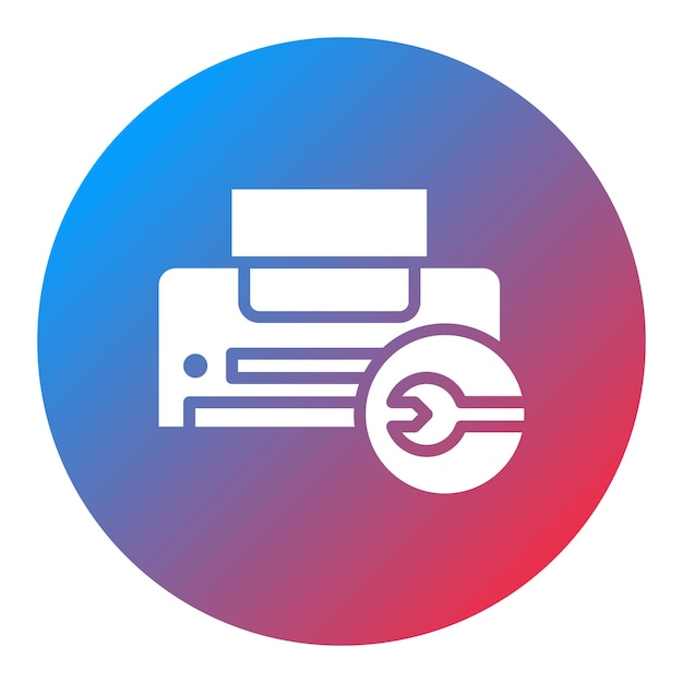 Printer Maintenance icon vector image Can be used for Printing