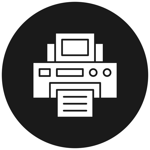 Printer vector icon Can be used for Photography iconset