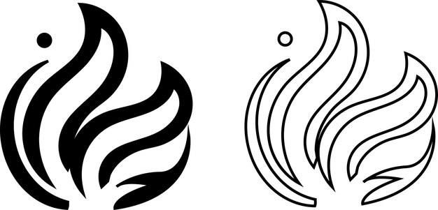 PrintFire Icons Classic Line Series Flame Line Icon Editable Stroke Pixel Perfect For Mobile a