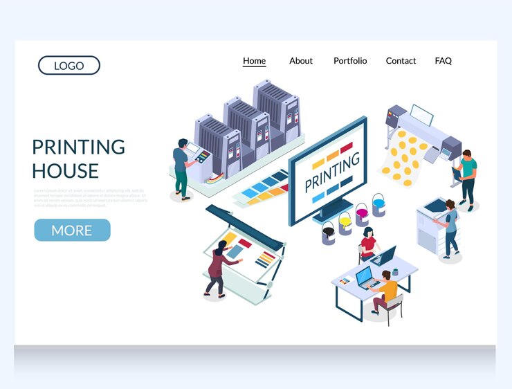 Vector 인쇄 집 벡터 웹사이트 방문 페이지 디자인 서식 파일