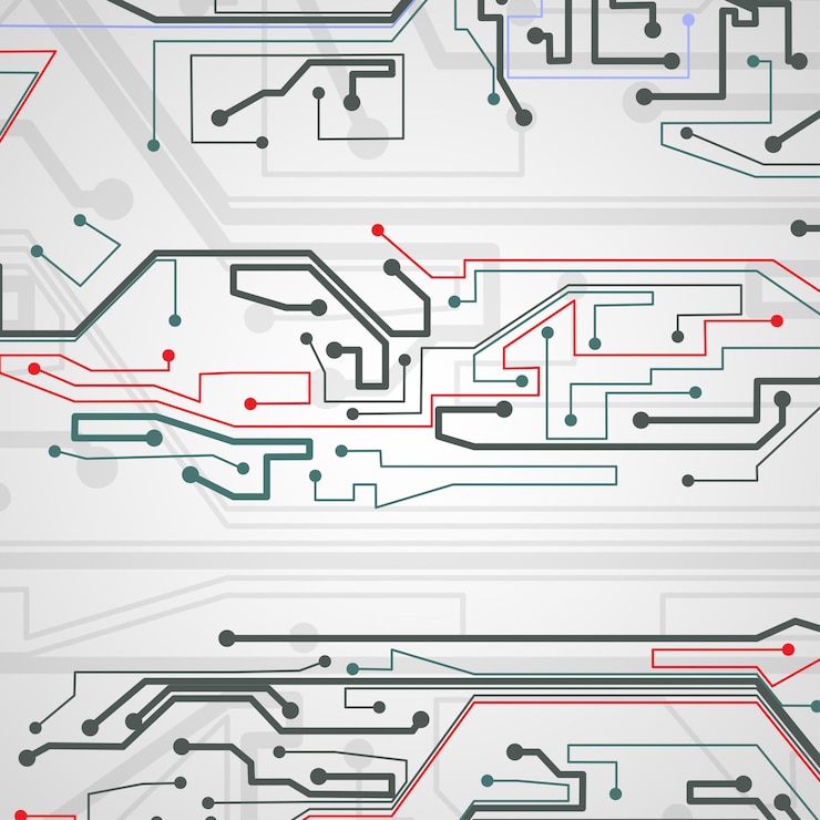 Vector printplaat achtergrond