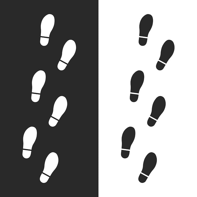 Prints footprints icons