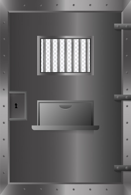 Prison or jail door