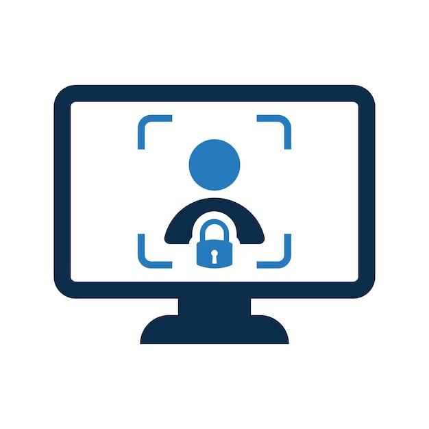개인 정보 보호 및 데이터 보호 아이콘