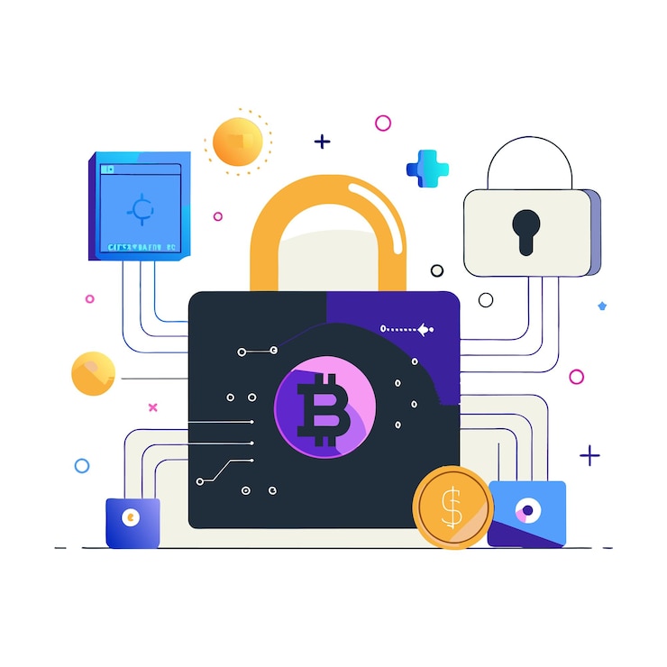 Vector private key hardware wallet store cryptocurrency