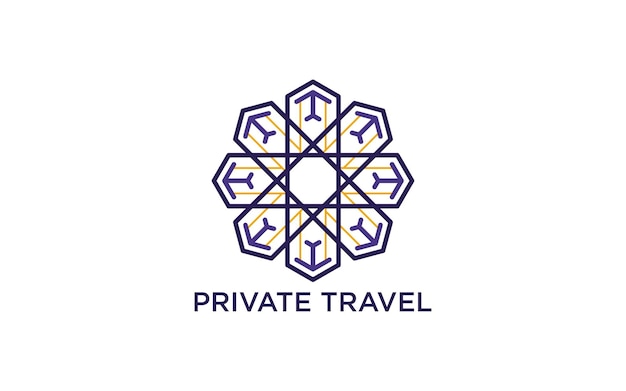 private travel logo design templates