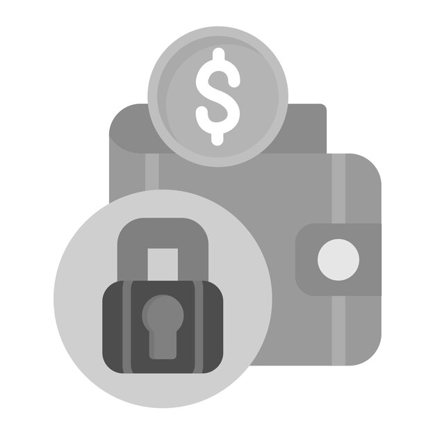 Private Wallet icon vector image Can be used for Online Money Services