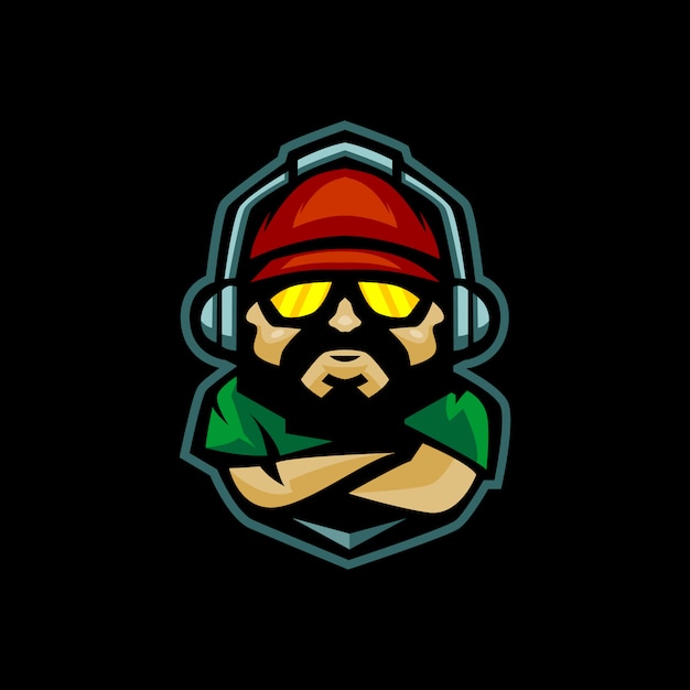 Pro gamer avatar logo