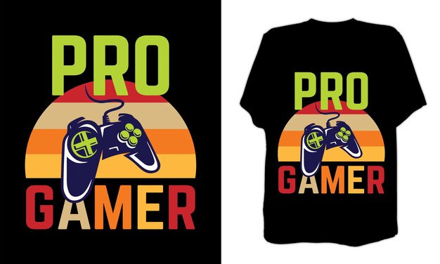 Pro Gamer Tshirt Design