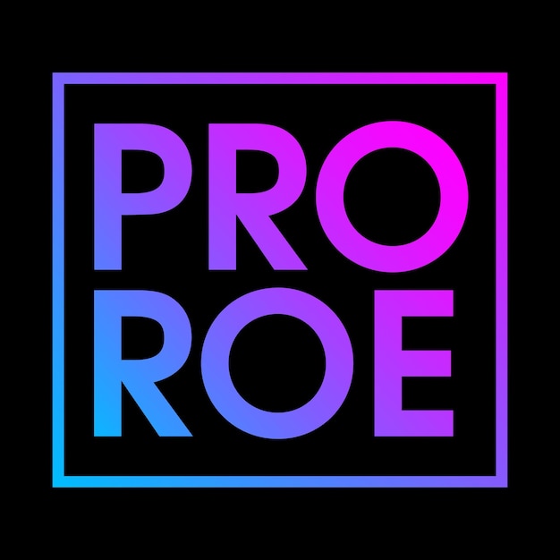 Фраза pro roe в поддержку прав женщин розово-голубая цитата феминистки неоновый принт для графической футболки