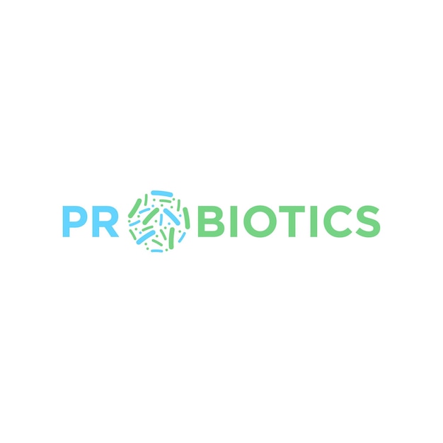 Probiotica Logo ontwerpsjabloon