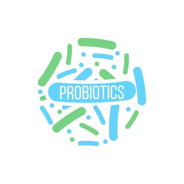 Probiotica Logo ontwerpsjabloon