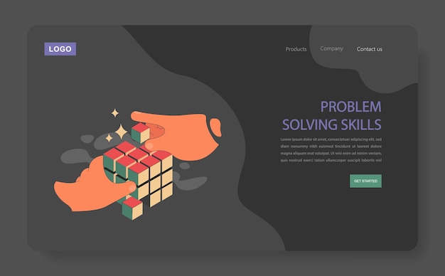 Problemoplossende vaardigheden handen vaardig navigeren in een complexe puzzel die analytische en