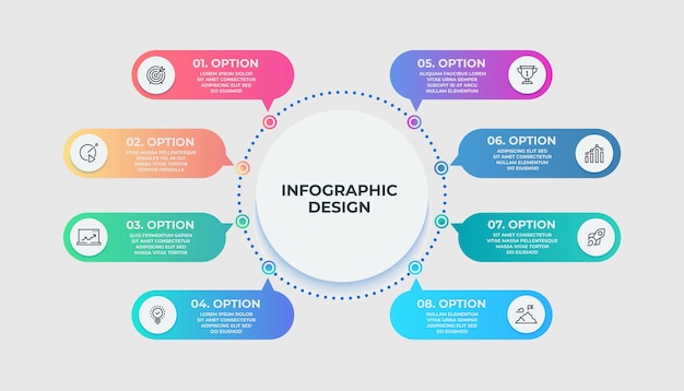 process chart 6 steps circular workflow diagram list of tasks to achieve goals business template for presentation and copy space vector infographic design with numbers and text