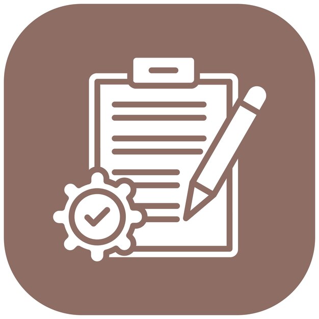 Process Documentation vector icon Can be used for Quality Assurance iconset
