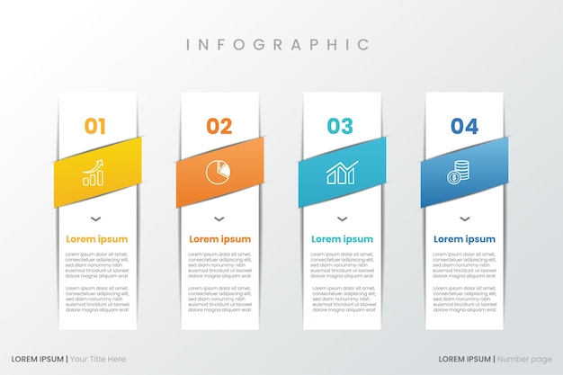 Elabora grafici infografici con processi di opzioni