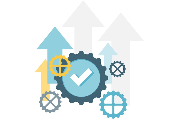 Vector process optimization illustration