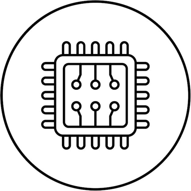 벡터 프로세서 아이콘