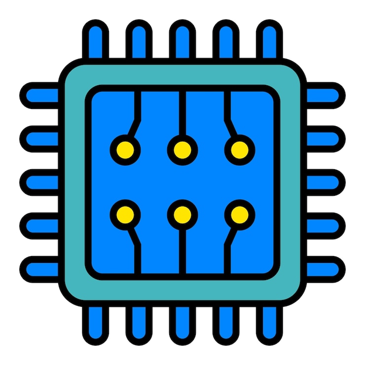 Vector processor icon