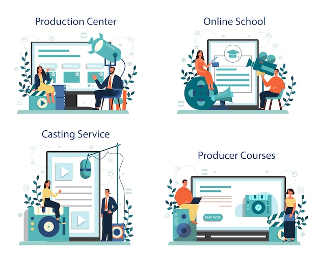 Producer online service or platform set