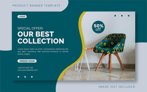 Product Advertising Promotion Web Page Banner Template